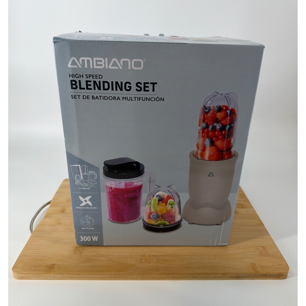 Ambiano High Speed Blending Set 11 Piece 300W New Smoothie Maker Juicer